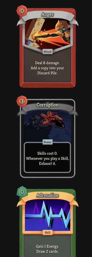 SwiftUI recreation of a Slay the Spire 2 card without a portrait border